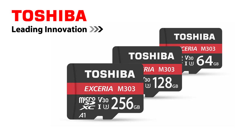 Toshiba Exceria MicroSDXC-Karte mit Turbo Toshiba Exceria MicroSDXC-Karte mit Turbo