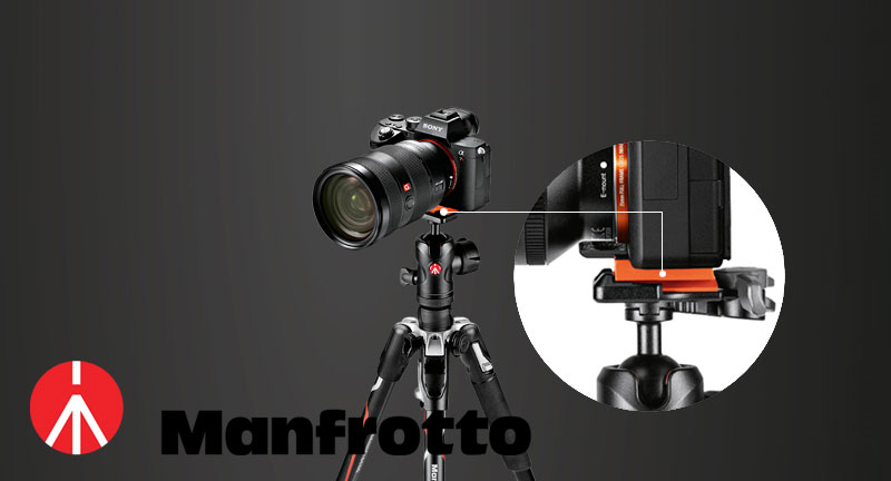 Manfrotto Dreibein für Sony-Kameras Manfrotto Dreibein für Sony-Kameras